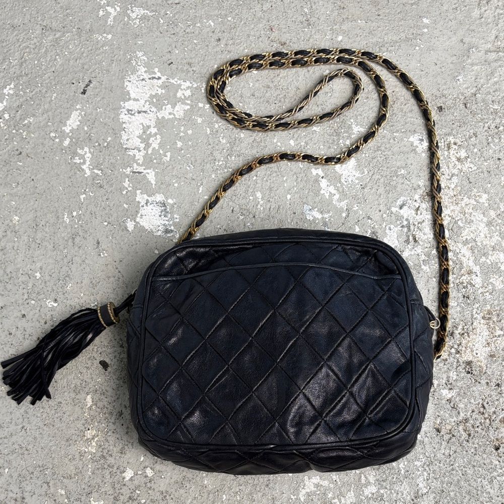 Kamarel vintage quilted leather bag